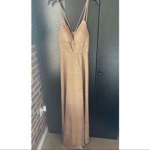 Long sparkly gown